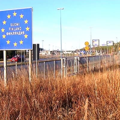 Venäjän ja EU:n raja Imatralla.
