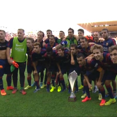 FC Barcelonan paras mahdollinen joukkue HJK:ta vastaan elokuussa 2014.