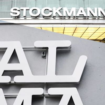 Stockmannin ja Alma Median logot