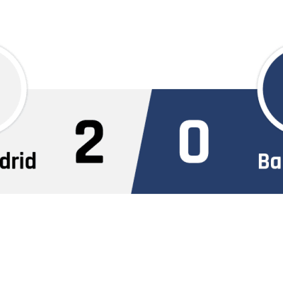Real Madrid - Barcelona 2-0
