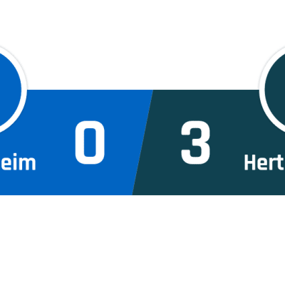 Hoffenheim - Hertha Berlin 0-3