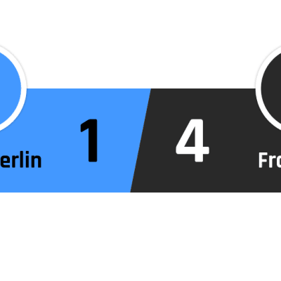 Hertha Berlin - Frankfurt 1-4