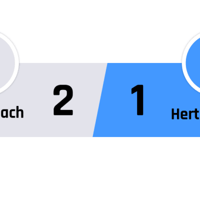 Mönchengladbach - Hertha Berlin 2-1
