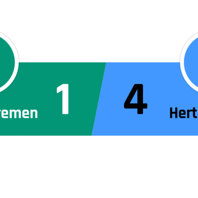 Werder Bremen - Hertha Berlin 1-4