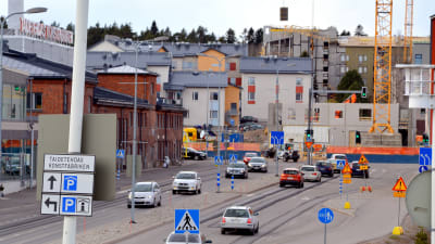 gatumiljö i Borgå
