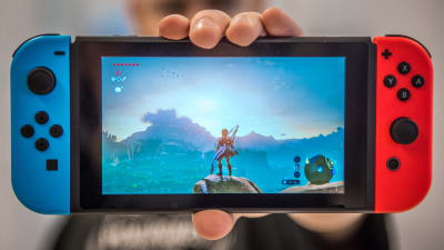 Nintendo Switch med Zelda: Breath of the Wild