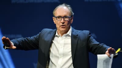 Tim Berners-Lee på en konferens i Zürich i januari 2017.