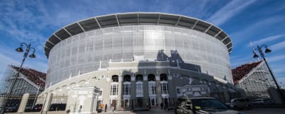 Stadion i Jekaterinburg är minst sagt originell.