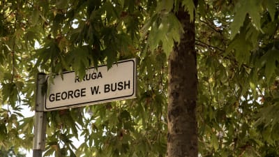 George W. Bushgatan i Tirana.