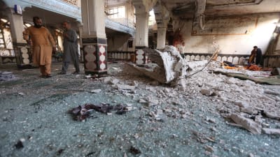 Över 20 personer dödades i en självmordsbombning i den här moskén den 1 augusti 2017.