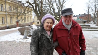 Terttu och Eero Koivisto, invånare på Sveaborg.