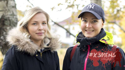 Sofie Törnroos och Klara Kallio.