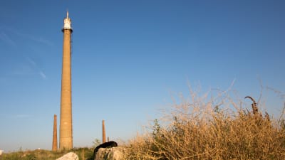 Skorstensminaret i Kavaja i Albanien.