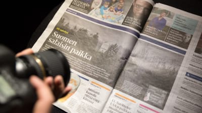 Bild av artikeln från december 2017 i Helsingin Sanomat.