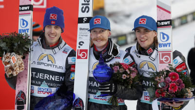 Robert Johansson vann i backhoppning.