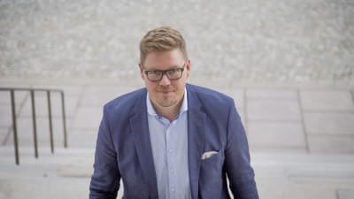 Antti Lindtman, socialdemokraternas gruppordförande i riksdagen. 