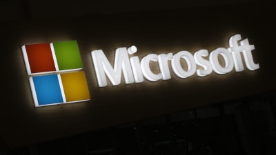 Microsofts logo.