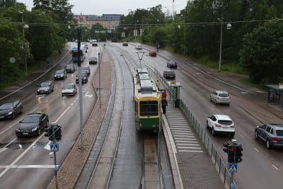 Nordenskiölsgatan i Helsingfors 8.7.2015