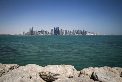 Kaupunki siluetti Doha, Qatar