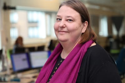 Porträtt på Laura Lodenius.