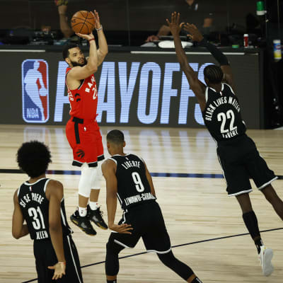 Toronto Raptors besegrade Brooklyn Nets i slutspelets första omgång.