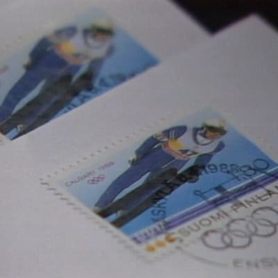 Matti Nykäsen postimerkki julkaistiin vuonna 1988.