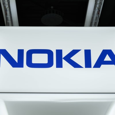 En bild på Nokias logotyp.