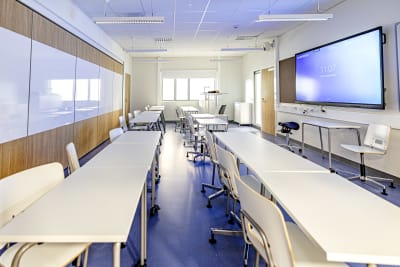 klassrum i Pargas nya skolhus Brava lärcenter. 