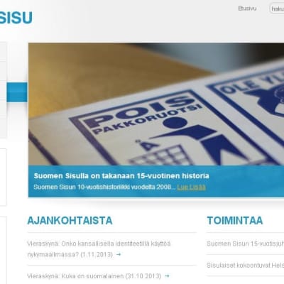 Suomen Sisus webbplats