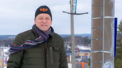 Per Högström uppe på Kokonbacken.