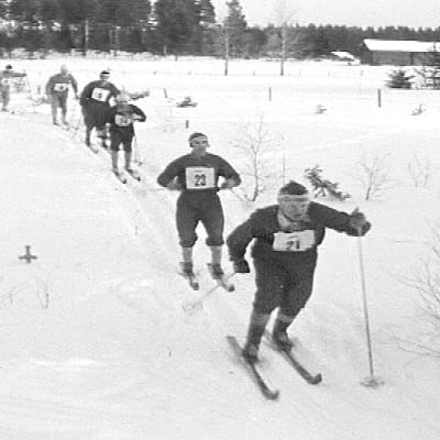 Tervahiihto Oulussa 1960