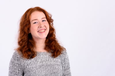 Luciakandidat nummer 1 Sabina Sievänen.