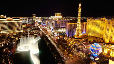 Vy över Las Vegas.