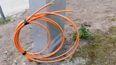 Anslutningspunkt för bredbandsnät.