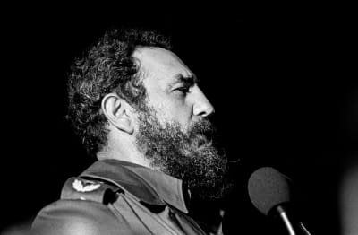 Fidel Castro talar i Havanna 1978.
