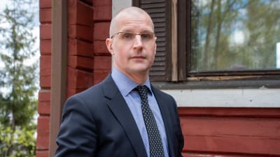 Lappträsk kommundirektör Jarkko Sorvanto på Husulabacken.