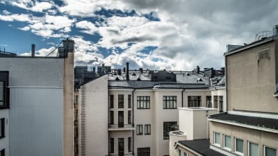 Höghus i Rödbergen i Helsingfors.