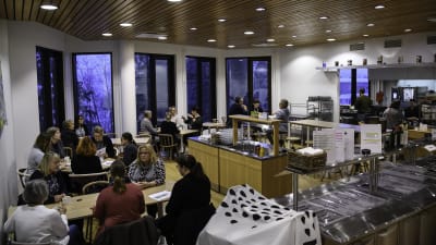 Personalcaféet i nya kommungården