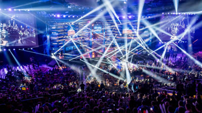 En e-sportturnering i Katowice i Polen i mars 2017.