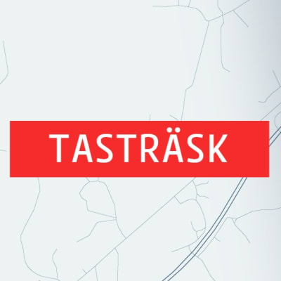 Karta över Tasträsk och Söderkulla