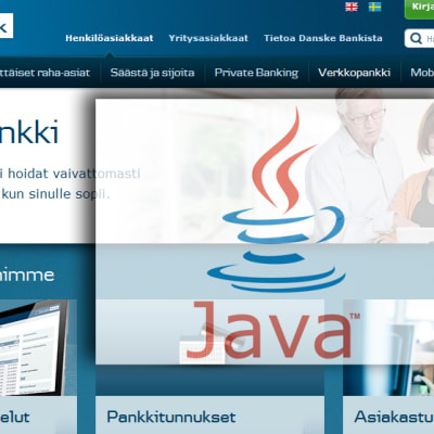 nettisivu ja Javan logo