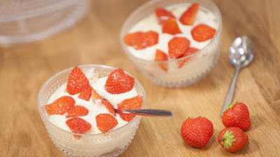 Tiramisu med jordgubbar