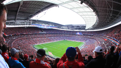 Wembley Stadium i London.