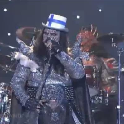 Lordi esiinty Euroviisujen semifinaalissa.