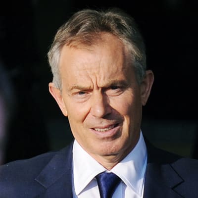 Ison-Britannian entinen pääministeri Tony Blair.