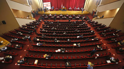 Det libyska parlamentet håller session