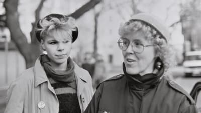 Birgitta Boucht tillsammans med Charlotte boucht