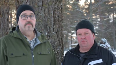 Fredrik Bengts och Tommy Svevar från Korsholms kyrkliga samfällighet.