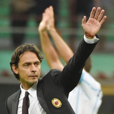 AC Milanin päävalmentaja Filippo Inzaghi