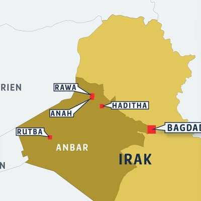Anbarprovinsen i Irak.